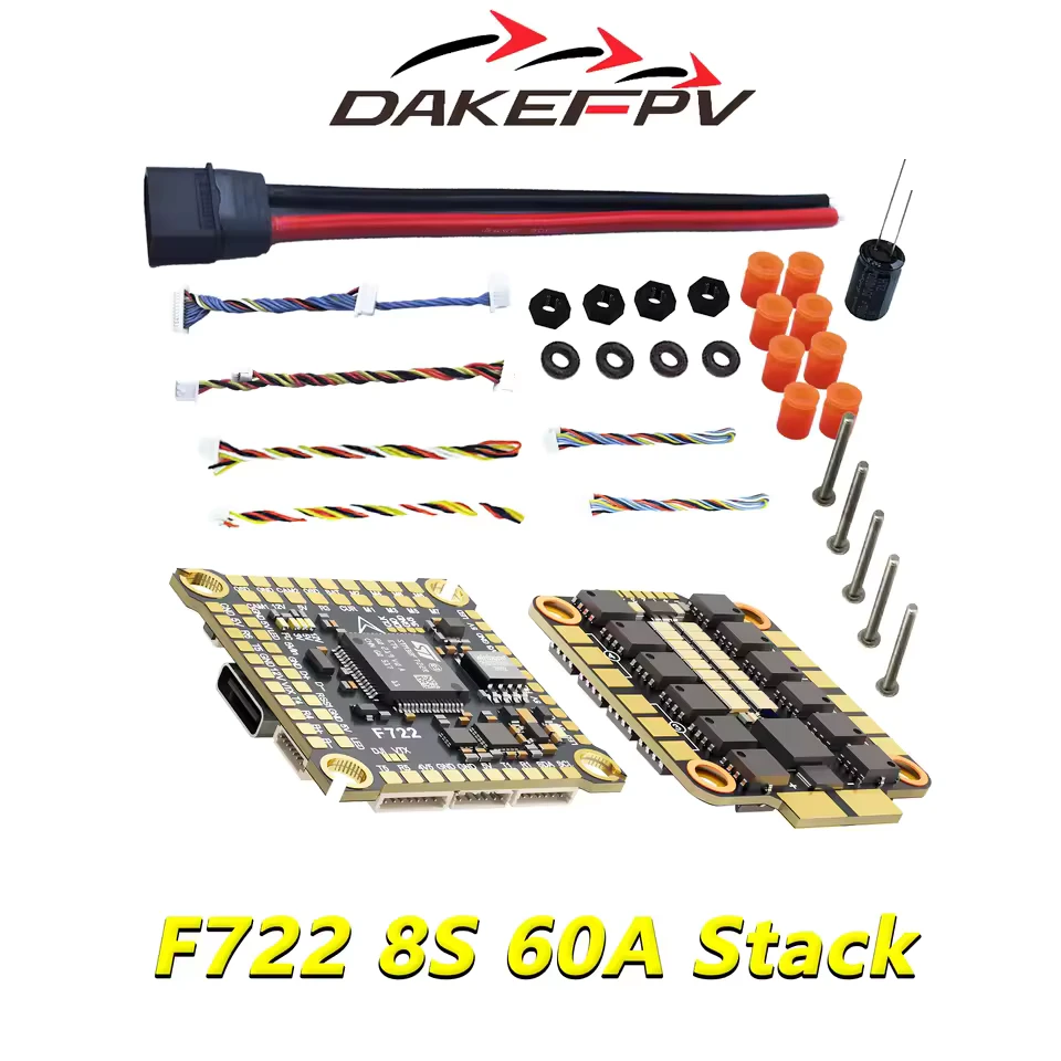 Stack Dakefpv F722 + 60A ESC 4in1