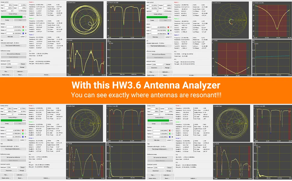 Спектральний аналізатор NanoVNA 4" 50kHz-1.5GHz